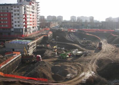 Cantiere Esselunga corso Traiano Torino - Impermeabilizzazione lava pneumatici