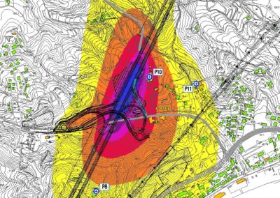 Ponte sullo Stretto di Messina - Concentrazioni medie annuali NOX